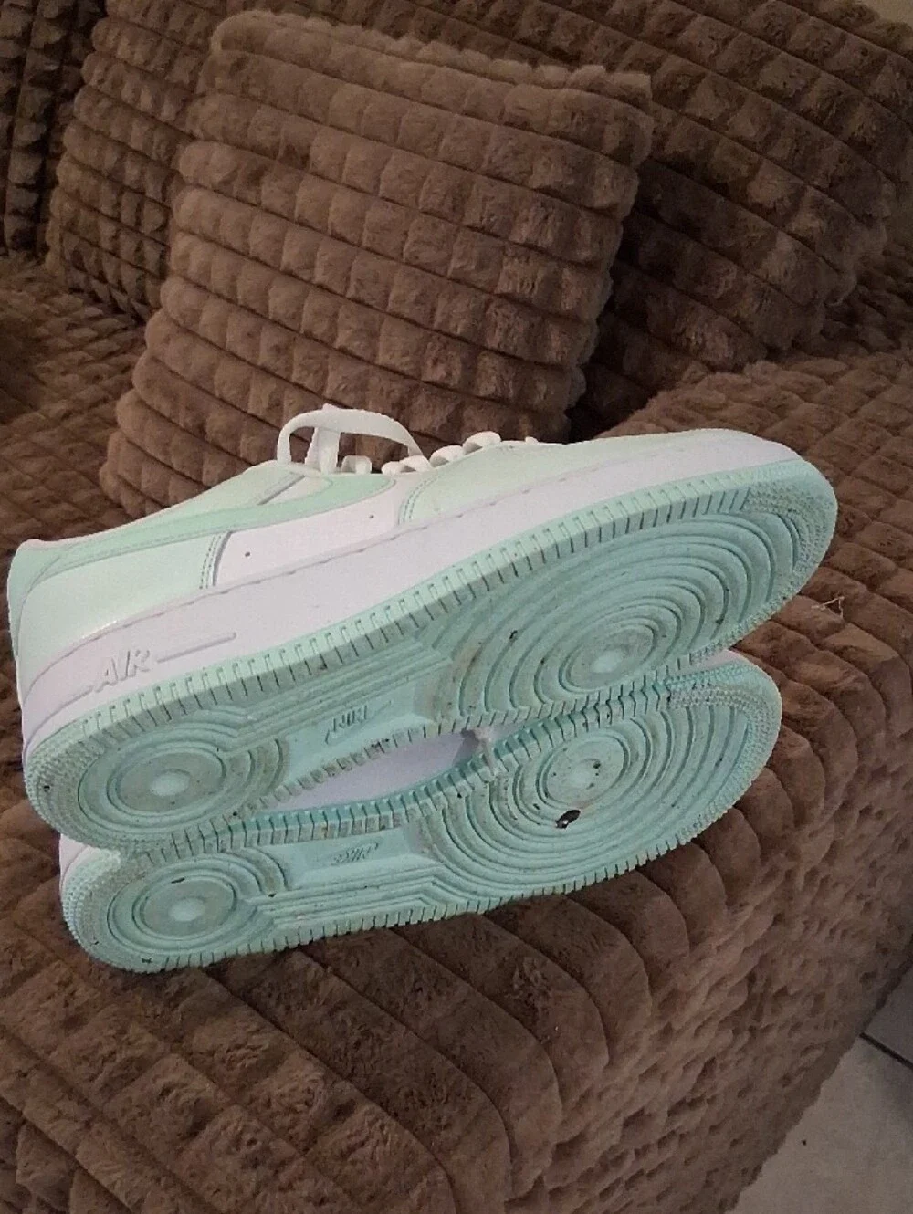 Nike Low-Top Sneakers White Mint Green